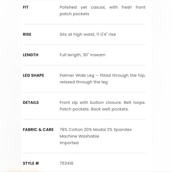 Palmer Wide Leg Pants in Brushed Corduroy - Picture 4 of 11